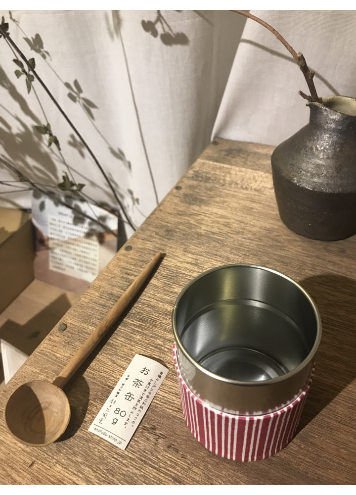 鈴木松風堂 • 型染和紙茶罐 (80g/150g)